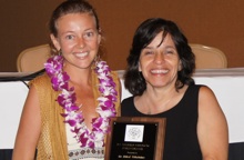 Ethel Villalobos presented with Thurber Award from W.A.S.